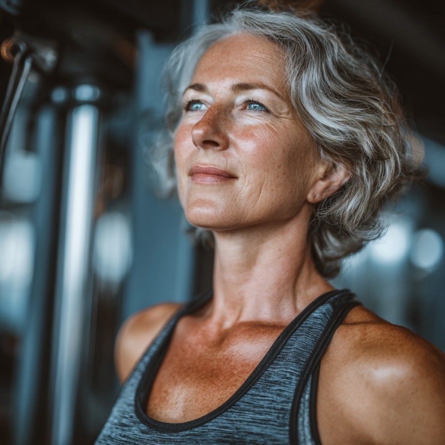 Літні люди займаються фітнесом